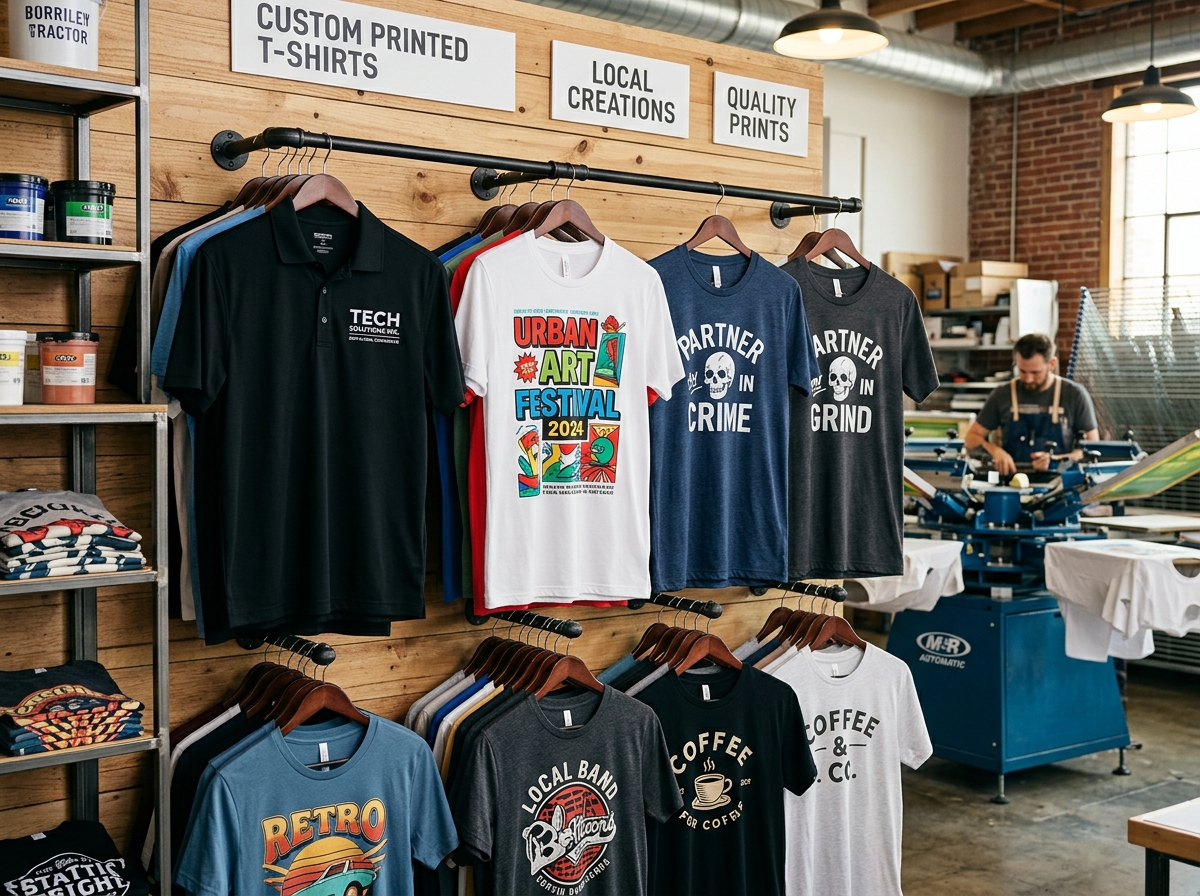 Custom T-Shirt Printing - BUNGAS PRINTING WORKS
